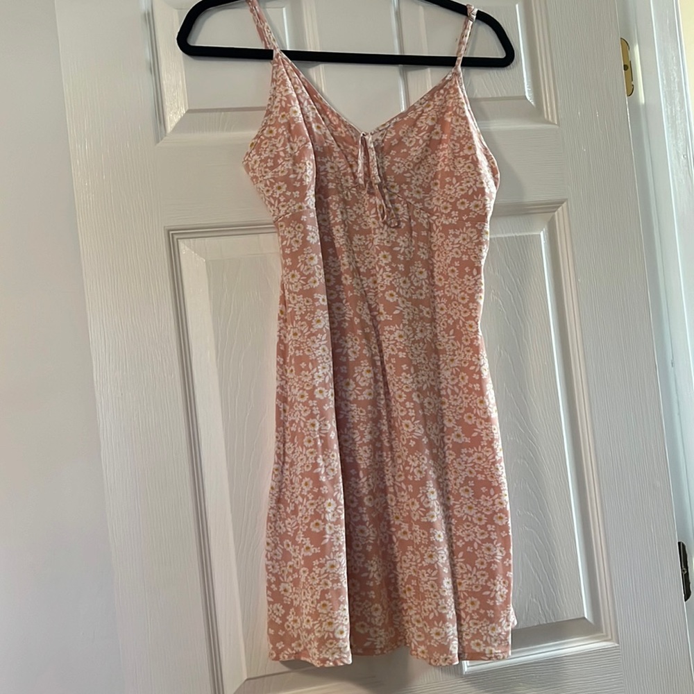 Hollister pink floral dress